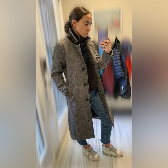 NWT Abercrombie and Fitch Dad Coat. XS - Picture 2 of 10